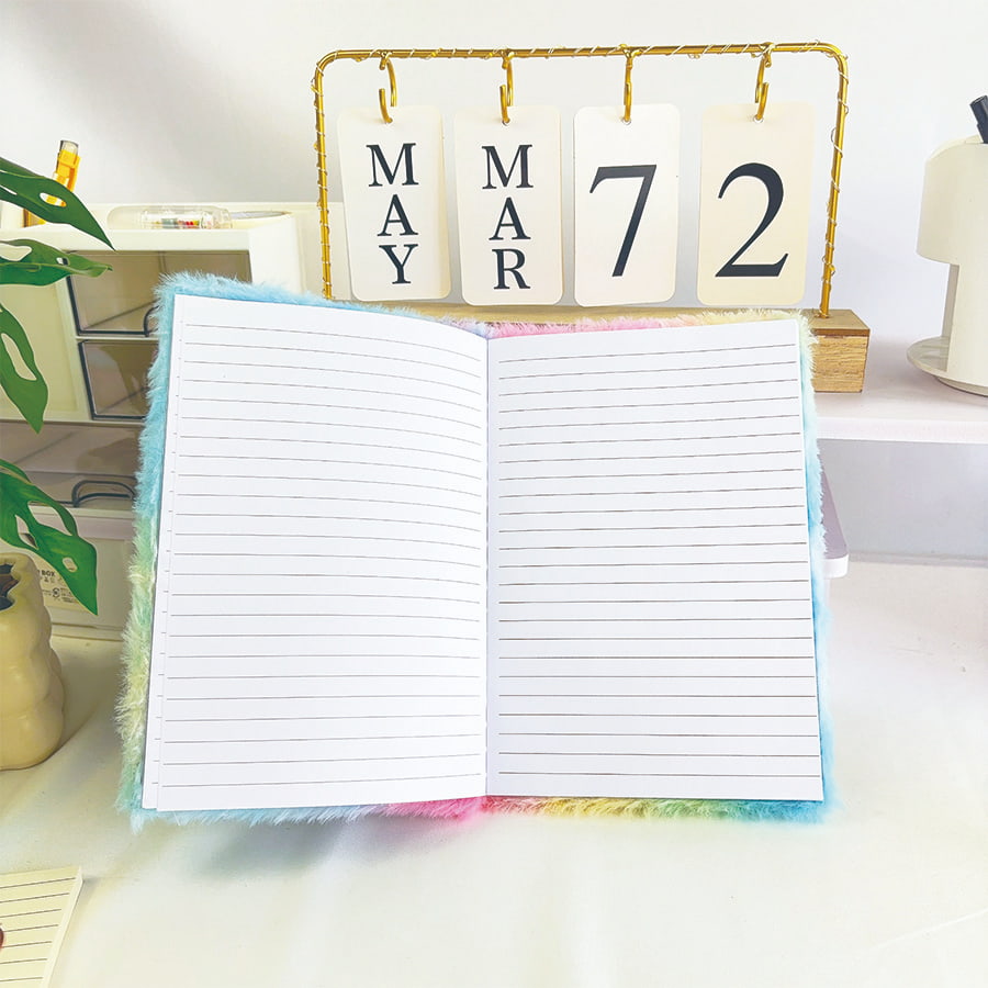 A5-ös aranyos kis szörnynapló plüss füzet